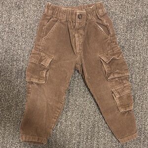 Old Navy Brown Corduroy Kids Cargo Pants